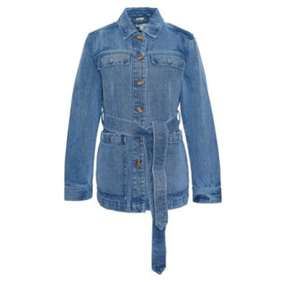 Macy Overshirt- Indigo Chambray