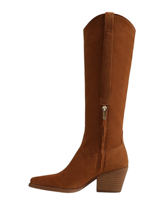 Wyatt Knee High Boot- Frontier Brown Suede