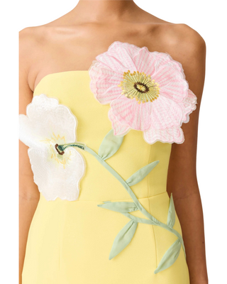 Hope Midi Dress- Yellow