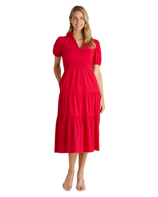 Portia Dress- Red