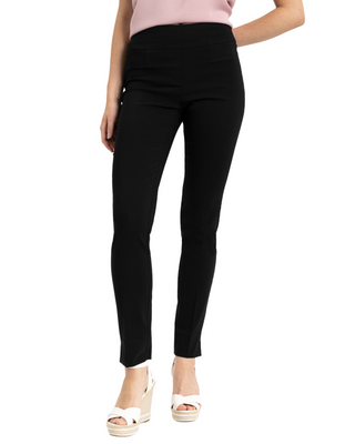 Renuar Pull On Full Length Pant- Black