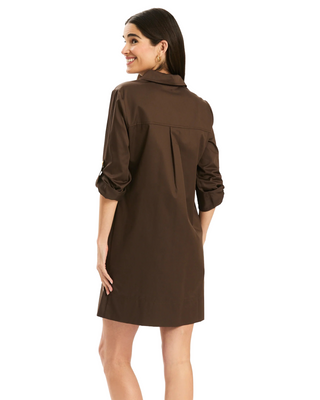 Rory Shirtdress- Demitasse