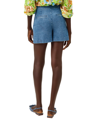 Sarissa Stretch Denim Short- Sympeony Wash