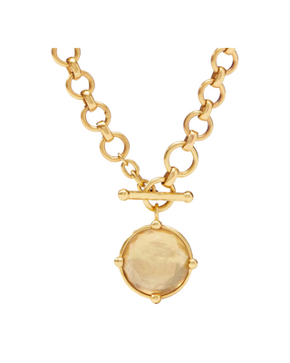 Honeybee Demi Necklace- Iridescent Champagne