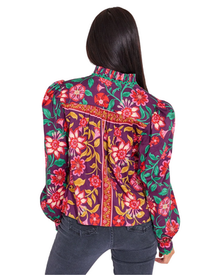 Oliver Top- Medieval Floral