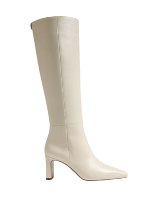 Sylvia Knee High Boot- Modern Ivory