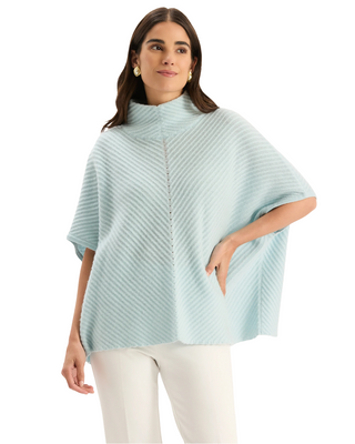 Lucia Cashmere Blend Capelet- Above the Cloud