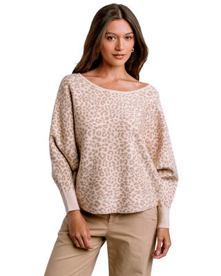 RYU 'Cheetah' Top- Cream/Beige
