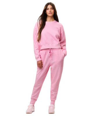 Lolana Sweatpant- Polaroid Rose