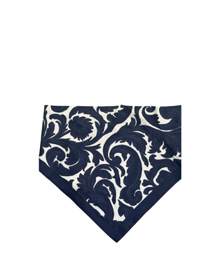 Paisley Scarf- Navy