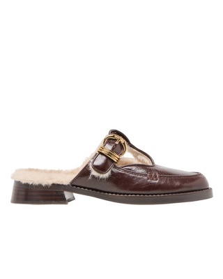 Harlah Plush Flats- Chocolate Leather