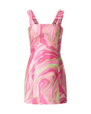 Mirella Mini Dress- Pink Multi