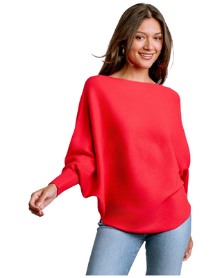 RYU Sweater- Scarlet Red