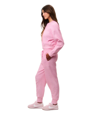 Lolana Sweatpant- Polaroid Rose