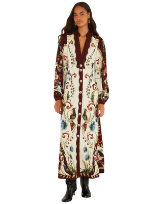 Millena Winter White Midi Dress