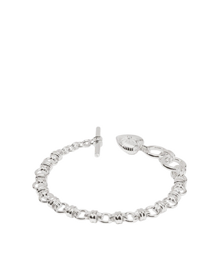 Esme Heart Bracelet- Silver