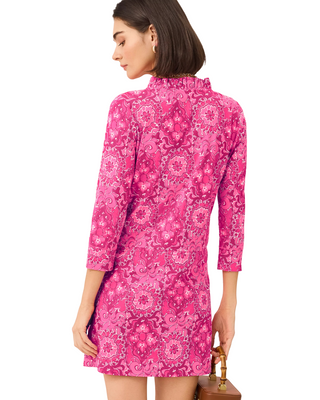 Annelie Dress- Pink Aster The Casbah Allover
